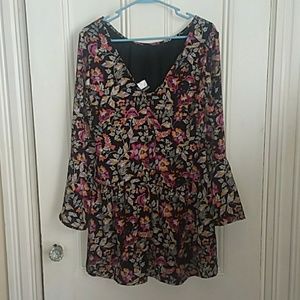 Pretty flowered Divided brand dress size 10